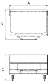 Mini Dump Bin Dimensions