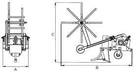 Mini Irrigation Pipe Layer Dimensions