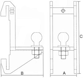 Mini Tow Bar Dimensions