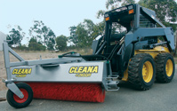 Bobcat with Angle Broom