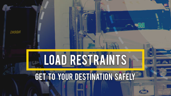 Load restraining guidelines for transporing your Digga products