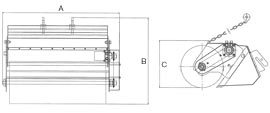 Mini Open Face Bucket Broom
