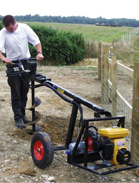 One man post hole borer