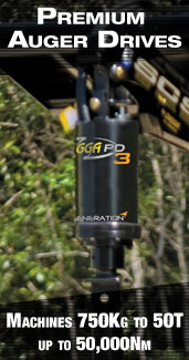 Digga Premium Auger Drives and Post Hole Digger