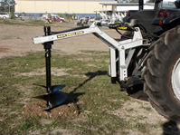 Tractor with Ram Drill