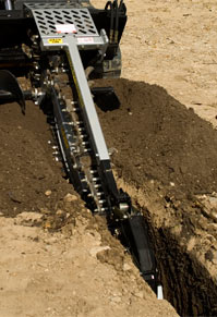 Bobcat with Hydrive XD Trencher
