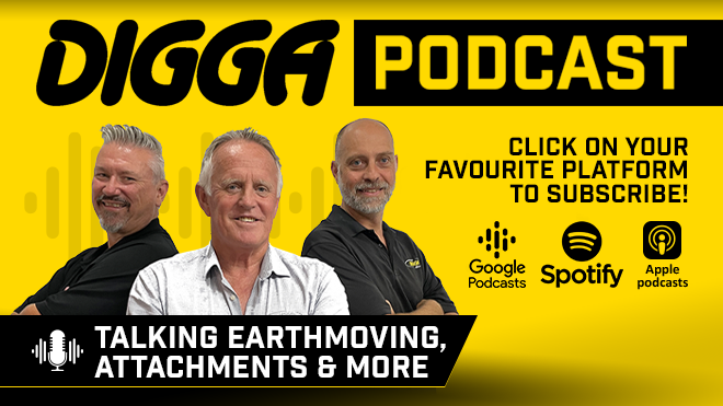 Talking earthmoving, attachments, and more - Digga podcasts
