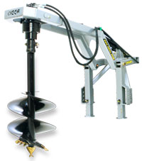 Tractor hole post digger Front and rear mounted Auger Drives