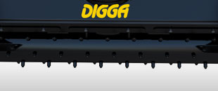Foam filled tyres available at - Digga Australia