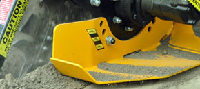 Bigfoot trencher - Adjustable depth skid foot - Digga Australia