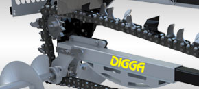 Hydrive trencher - Advanced design for minimal ground disturbance - Digga Australia