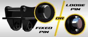 Fixed Pin & Loose Pin Hitches for Excavators - Digga Australia